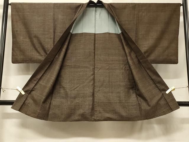 平和屋着物＃男性　本場大島紬　長羽織　亀甲文　正絹　逸品　CABF1220in 送料無料】平和屋着物＃男性 本場大島紬 長羽織 亀甲文 正絹 逸品