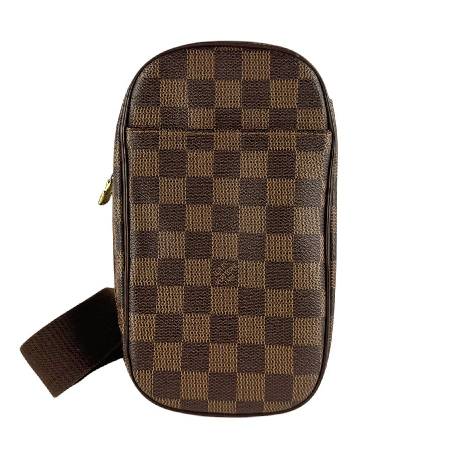 ルイ ヴィトン LOUIS VUITTON ボディバッグ ダミエ ポシェット ガンジュ M48048