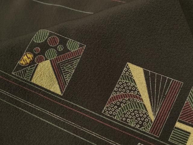 平和屋着物●訪問着　竹屋町刺繍　色紙吉祥文　金彩　正絹　逸品　未使用　CABE2663yc 平和屋着物○訪問着 竹屋町刺繍 色紙吉祥文 金彩 正絹 逸品 未使用