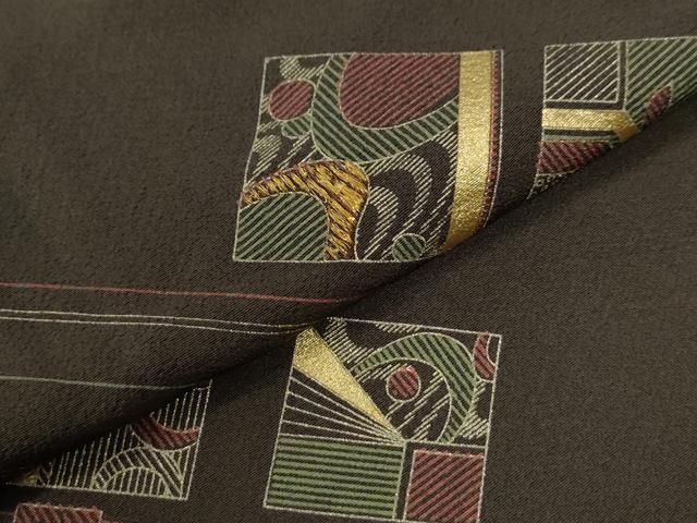平和屋着物●訪問着　竹屋町刺繍　色紙吉祥文　金彩　正絹　逸品　未使用　CABE2663yc 平和屋着物○訪問着 竹屋町刺繍 色紙吉祥文 金彩 正絹 逸品 未使用