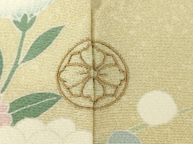 平和屋着物●訪問着　友禅　作家物　草花文　正絹　逸品　AABH4569ck 平和屋着物○訪問着 友禅 作家物 草花文 正絹 逸品 AABH4569ck - メルカリ