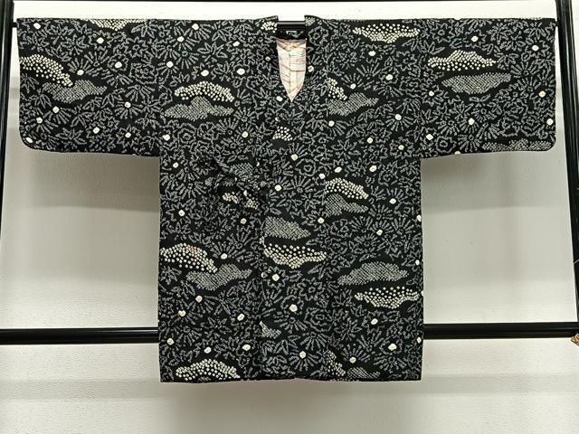 平和屋着物∞道中着　総絞り　草花文　黒地　正絹　逸品　CABE4850ua 平和屋着物∞道中着 総絞り 草花文 黒地 正絹 逸品 CABE4850ua - メルカリ