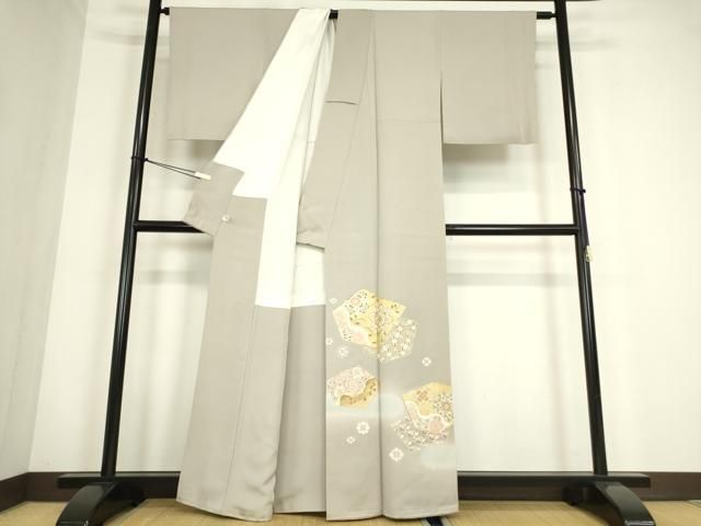 平和屋着物○豪華色留袖 駒刺繍 正倉院花文 暈し染め 金彩 正絹 逸品