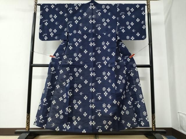 平和屋着物●久留米絣　単衣　琉球絣文様　綿　逸品　CABE2497yc 平和屋着物○久留米絣 単衣 琉球絣文様 綿 逸品 CABE2497yc - メルカリ