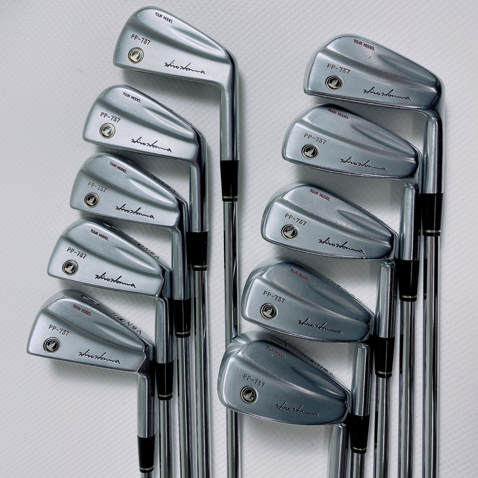 【中古】ホンマ PP-737 TOUR MODEL 2-11 10本セット アイアン セット (純正シャフト)【S】