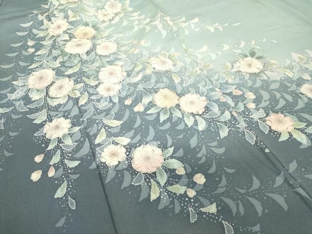 平和屋着物●訪問着　絞り　辻が花　暈し染め　正絹　逸品　DABC3674az 平和屋着物▽訪問着 単衣 絞り 辻が花 正絹 逸品 DAAU6374sfの通販はau