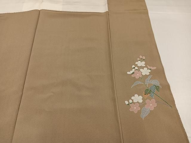 平和屋着物●訪問着　枝花文　金銀彩　鈴乃屋扱い　正絹　逸品　AABH3025ph 平和屋着物○訪問着 枝花文 金銀彩 鈴乃屋扱い 正絹 逸品 AABH3025ph