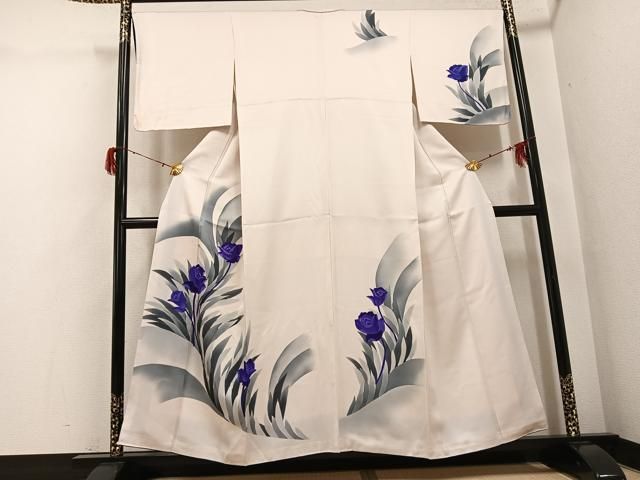 平和屋着物●訪問着　薔薇　バラ　正絹　逸品　AABH2066ph 平和屋着物○訪問着 薔薇 バラ 正絹 逸品 AABH2066ph - メルカリ