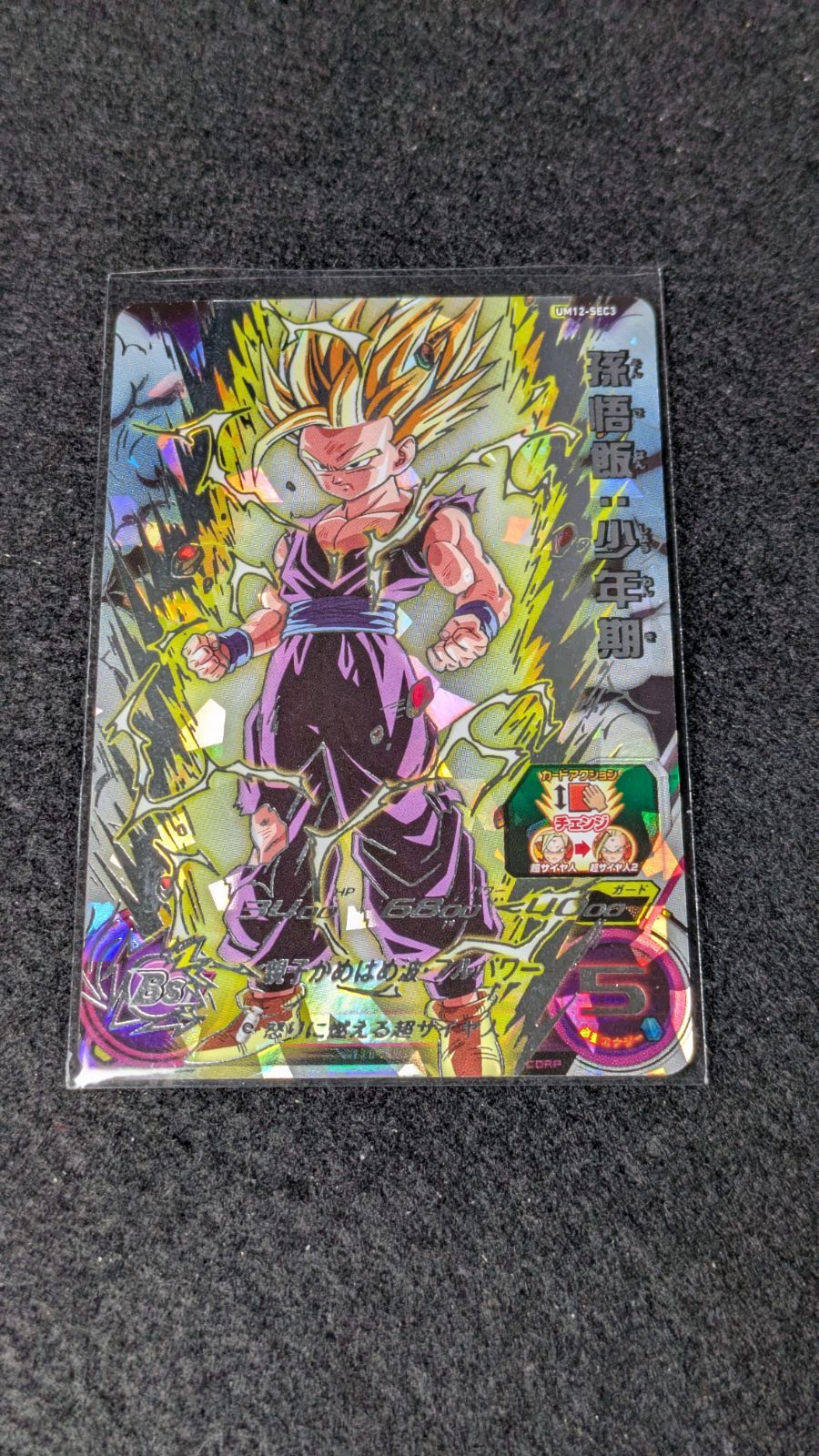 ドラゴンボールカード [大野54-23-0409] 孫悟飯 少年期 um12-sec3