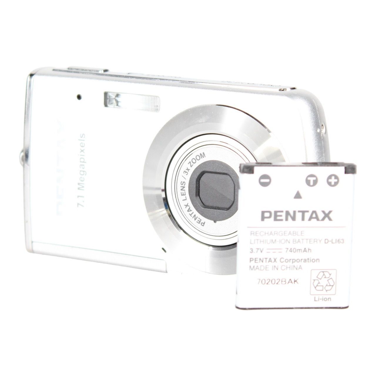 返品保証】 ペンタックス Pentax Optio M30 3x バッテリー付き 