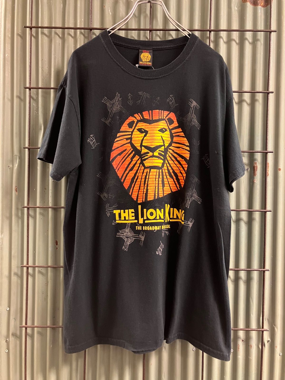 Old Disney THE LION KING Print T-Shirt ディズニー ライオンキング 