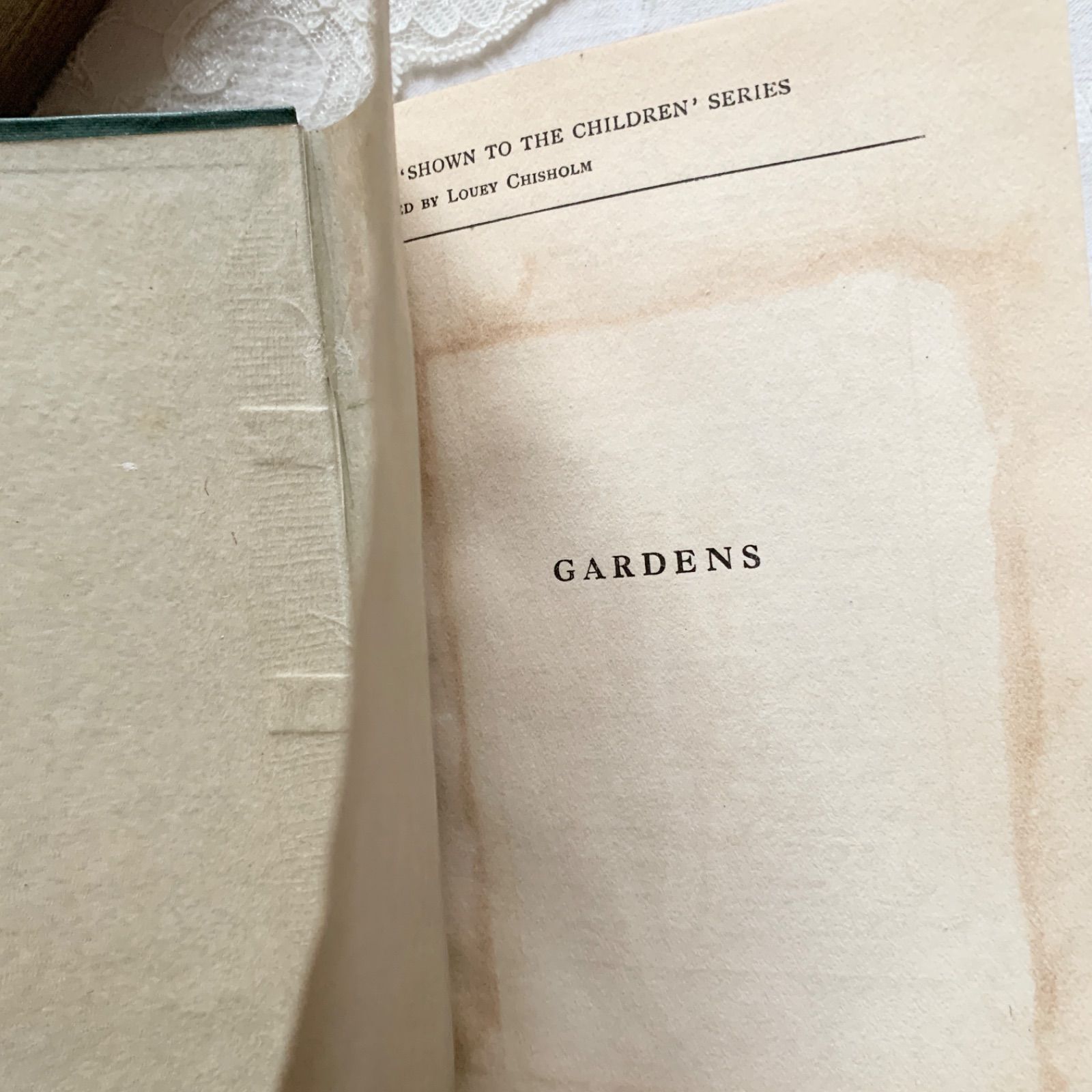 1910s-1920s 英国アンティーク植物図鑑 ボタニカルアート Gardens/植物