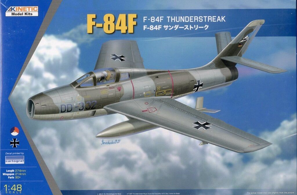 [Used] Plastic Model 1/48 F-84F Thunderstreak [KNE48068]