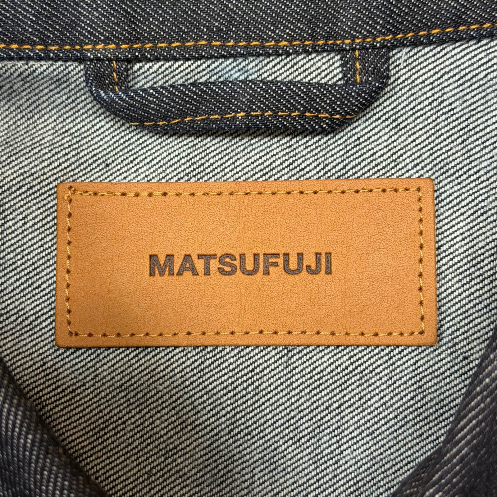 参考上代49500円 未使用 MATSUFUJI 24AW Denim Work Jack デニムワーク 