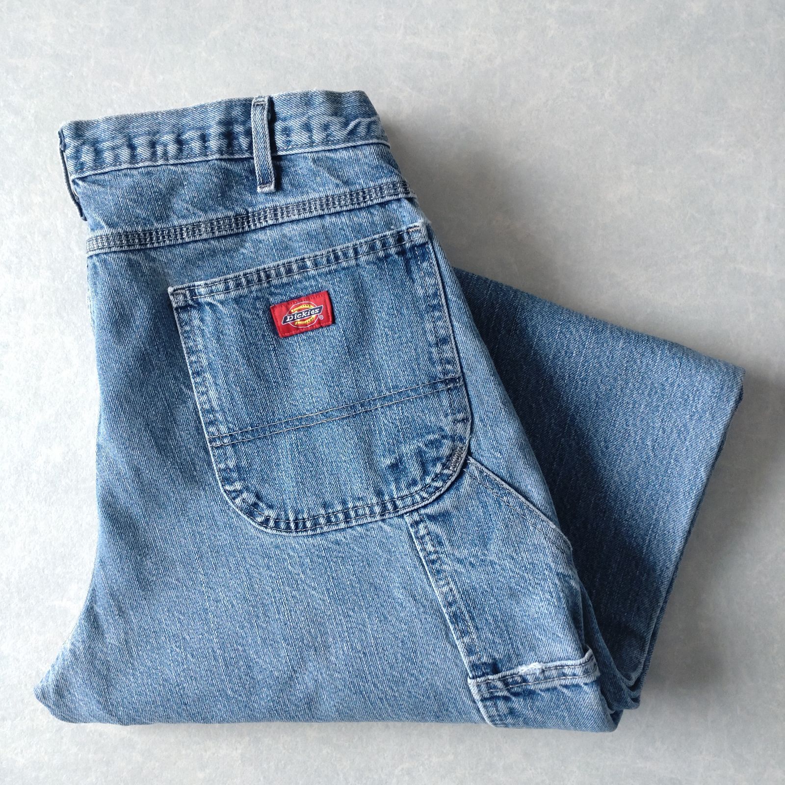 □古着 Dickies ディッキーズ 1993SNB ペインターパンツ ワークデニム
