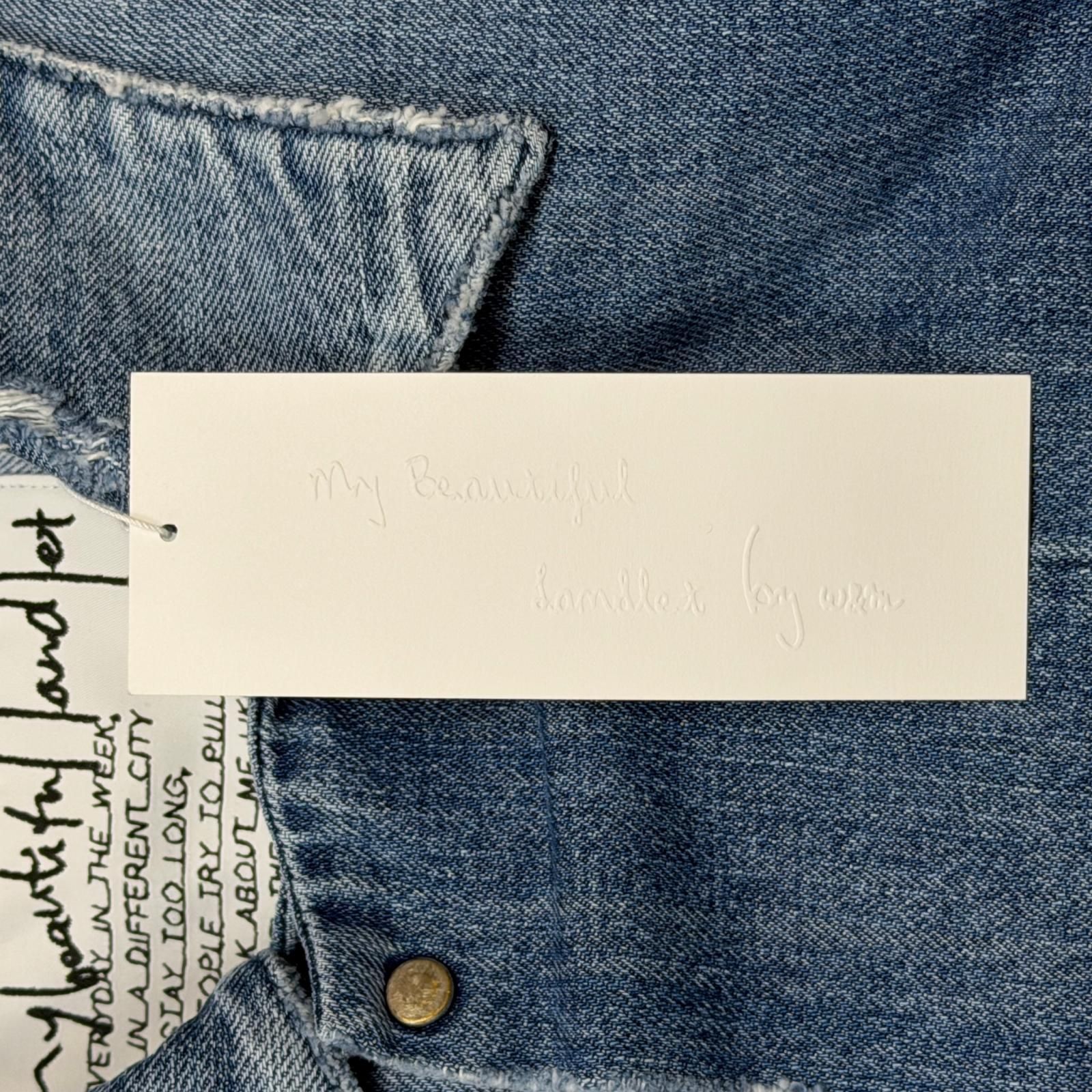 参考上代61600円 未使用 my beautiful landlet 25SS DENIM COVERALL 