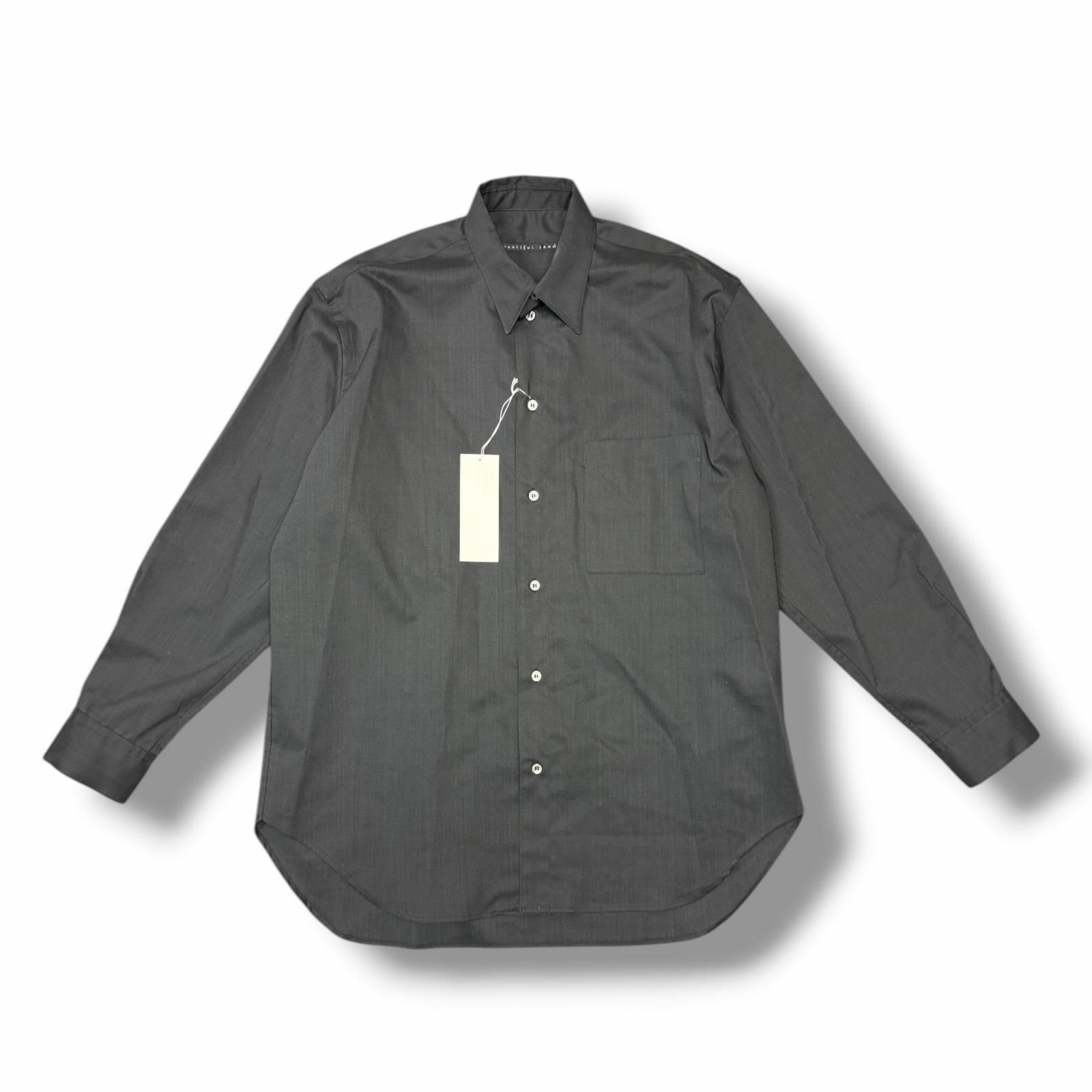 【25SS my beautiful landlet オーバーサイズシャツ】 参考上代32780円 未使用 my beautiful landlet 25SS OVERSIZE REGULAR