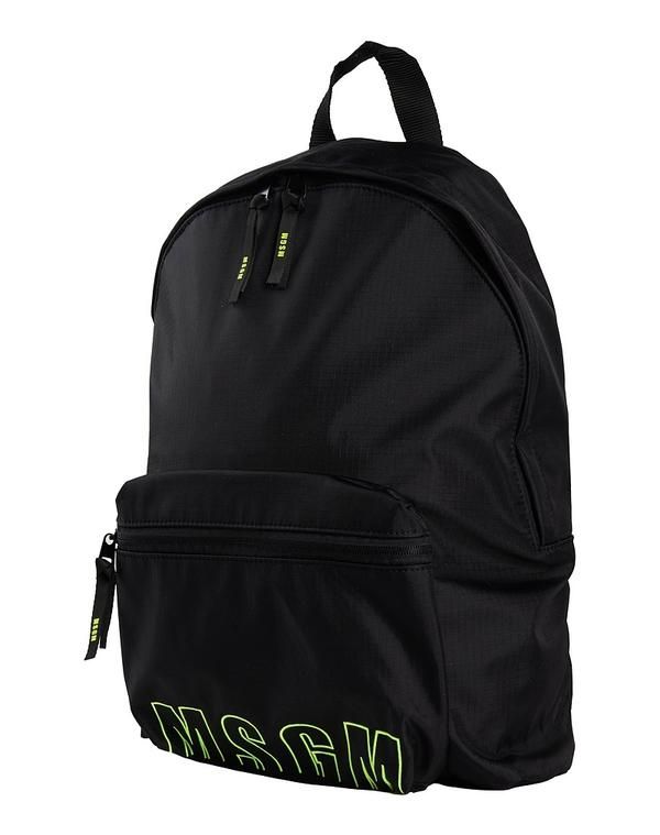 エムエスジイエム メンズ バッグ バックパック・リュックサック MSGM バックパック Black ブラック