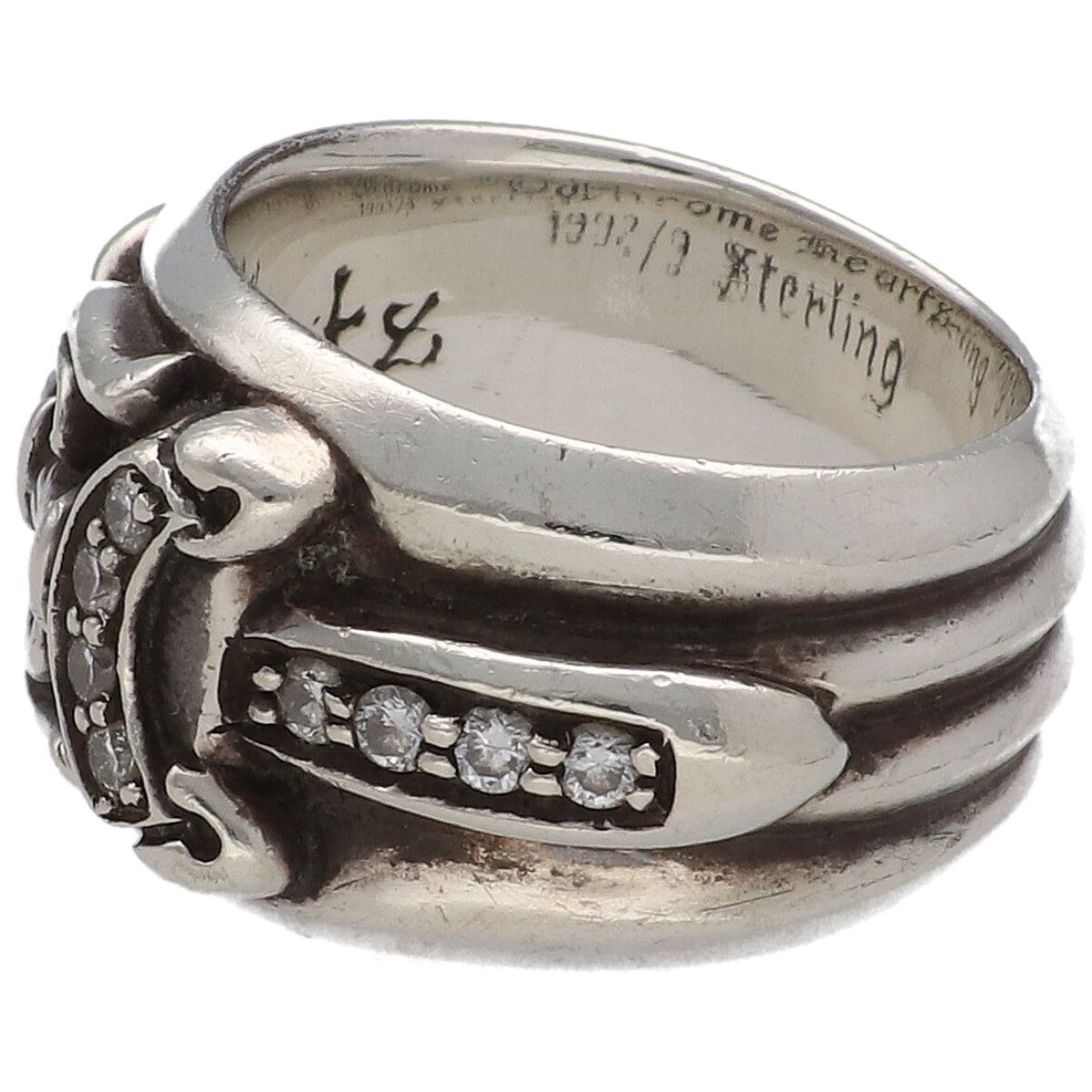 【中古】 CHROME HEARTS クロムハーツ ダガーリング 指輪 SV925 パヴェダイヤモンド シルバー アクセサリー メンズ レディース 25030906 AO 中古】 CHROME HEARTS クロムハーツ ダガーリング 指輪 SV925 パヴェ