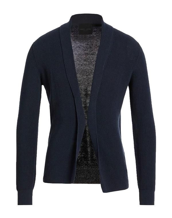 ロベルトコリーナ メンズ アウター カーディガン ROBERTO COLLINA カーディガン Navy ネイビー