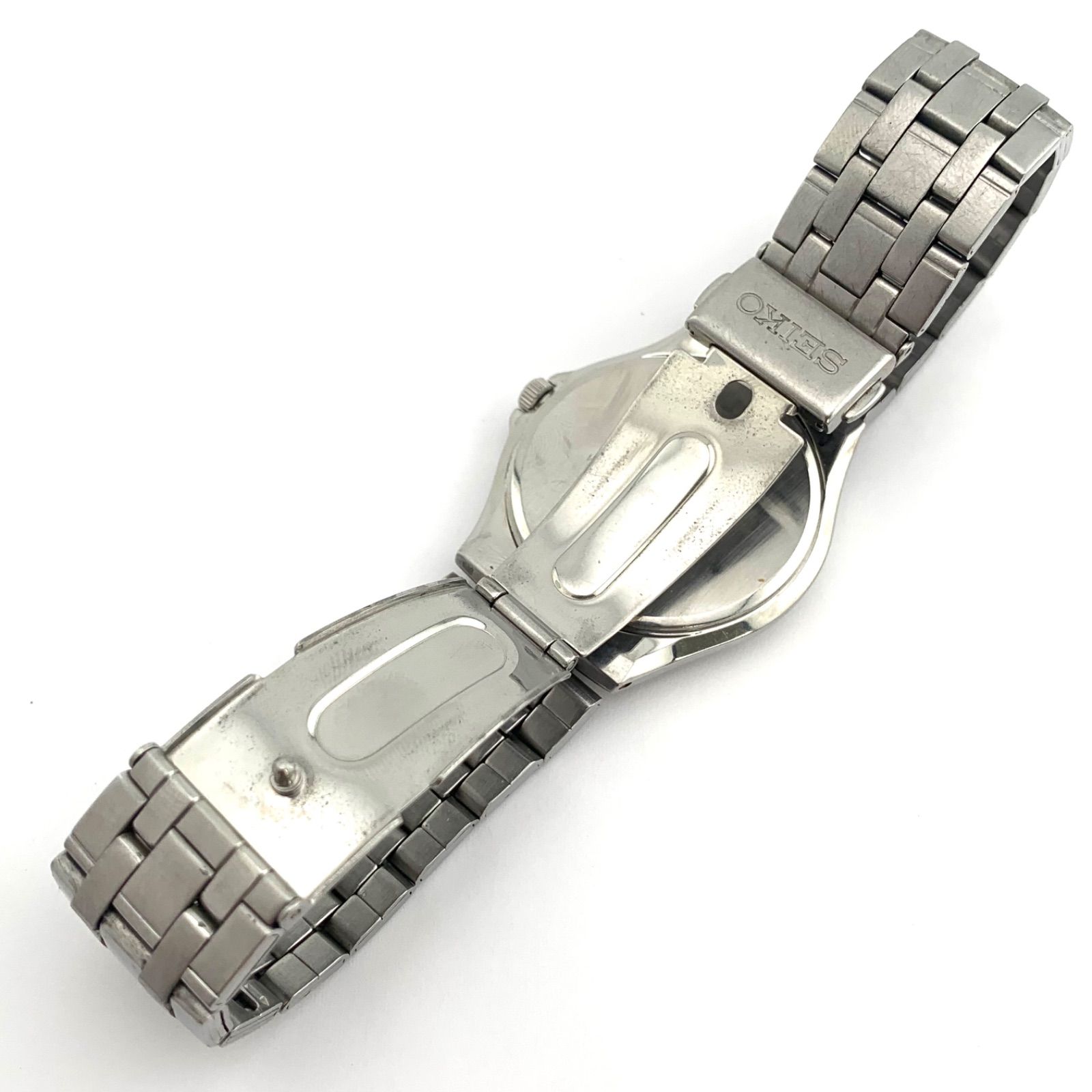 腕時計7点　SEIKO renoma 他　ノーブランドジャンク品 ジャンク】SEIKO 7N01-0DM0 クォーツ腕時計 ブラック - メルカリ