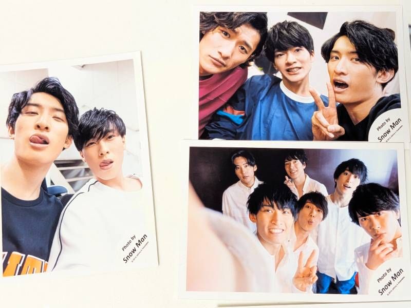 Jr時代からのMan公式グッズとなります Snow Man Jr.時代 2019年 メンバー混合 公式写真 13枚セット - メルカリ