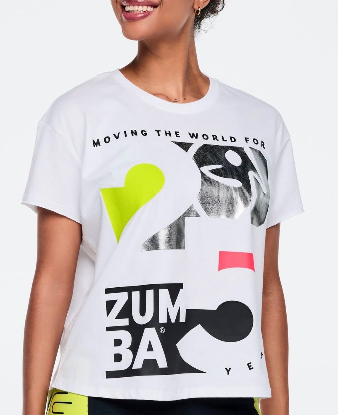 Zumba 25 High Low Crew Neck Top ズンバ 正規品 ZUMBA - メルカリ