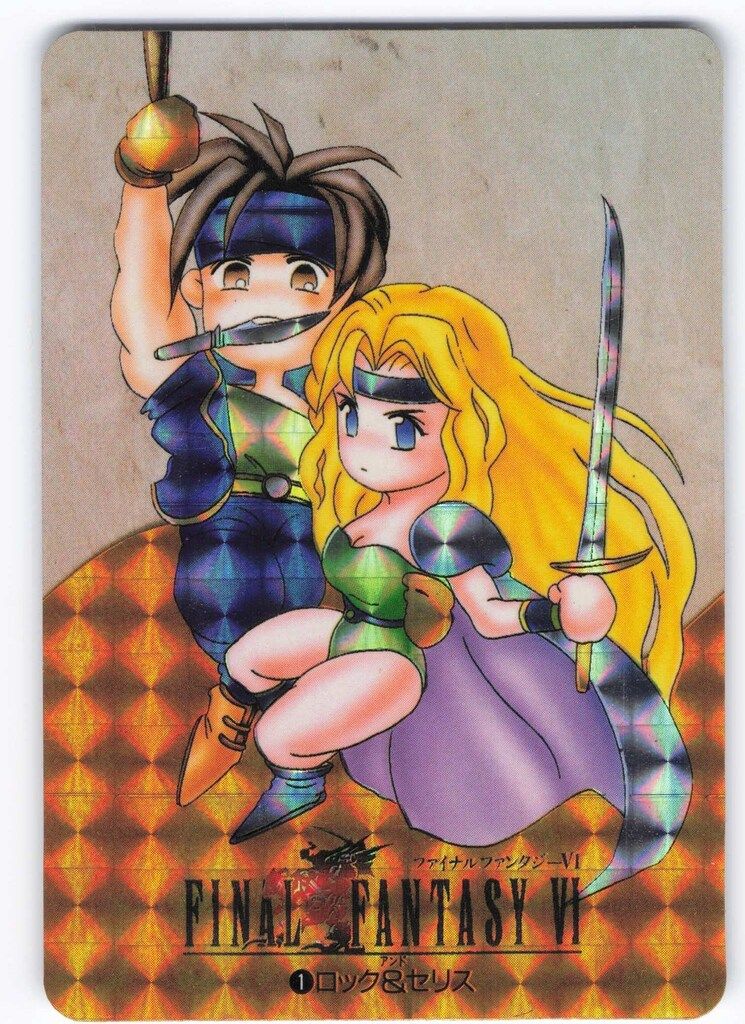 バンダイ ファイナルファンタジー6/カードダス 1弾 ロック&セリス 1
