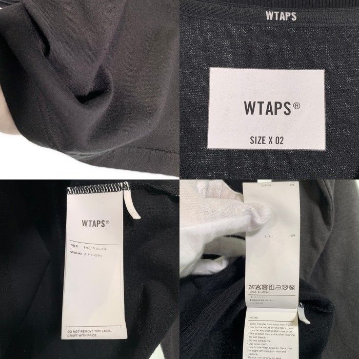 WTAPS ダブルタップス 26SS SLDR / LS / COTTON レイヤード 長袖 T