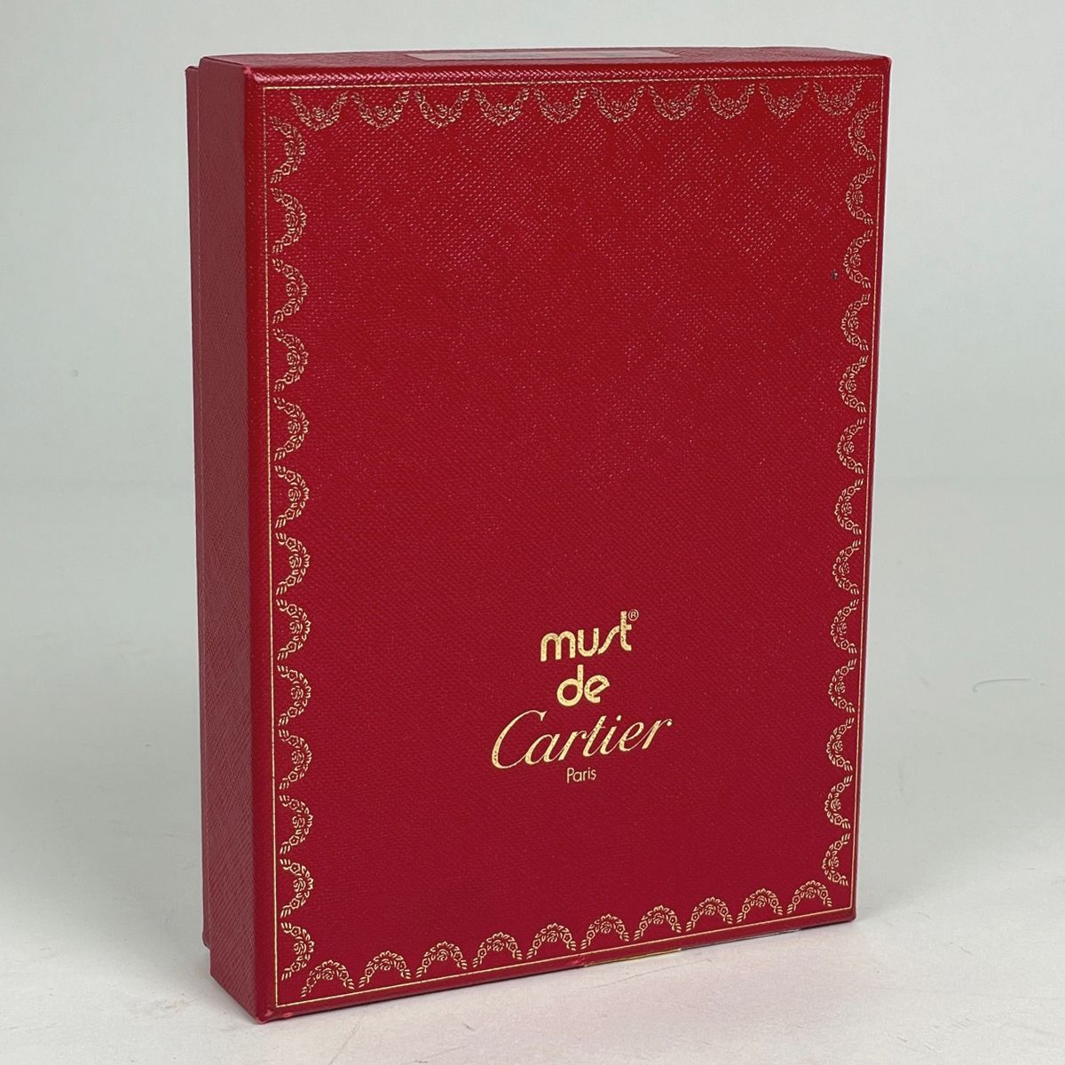 Cartier カルティエ マストライン 三つ折り財布 ボルドー レザー 付属品 カルティエ CARTIER マストライン 三つ折り 財布 レザー ボルドー