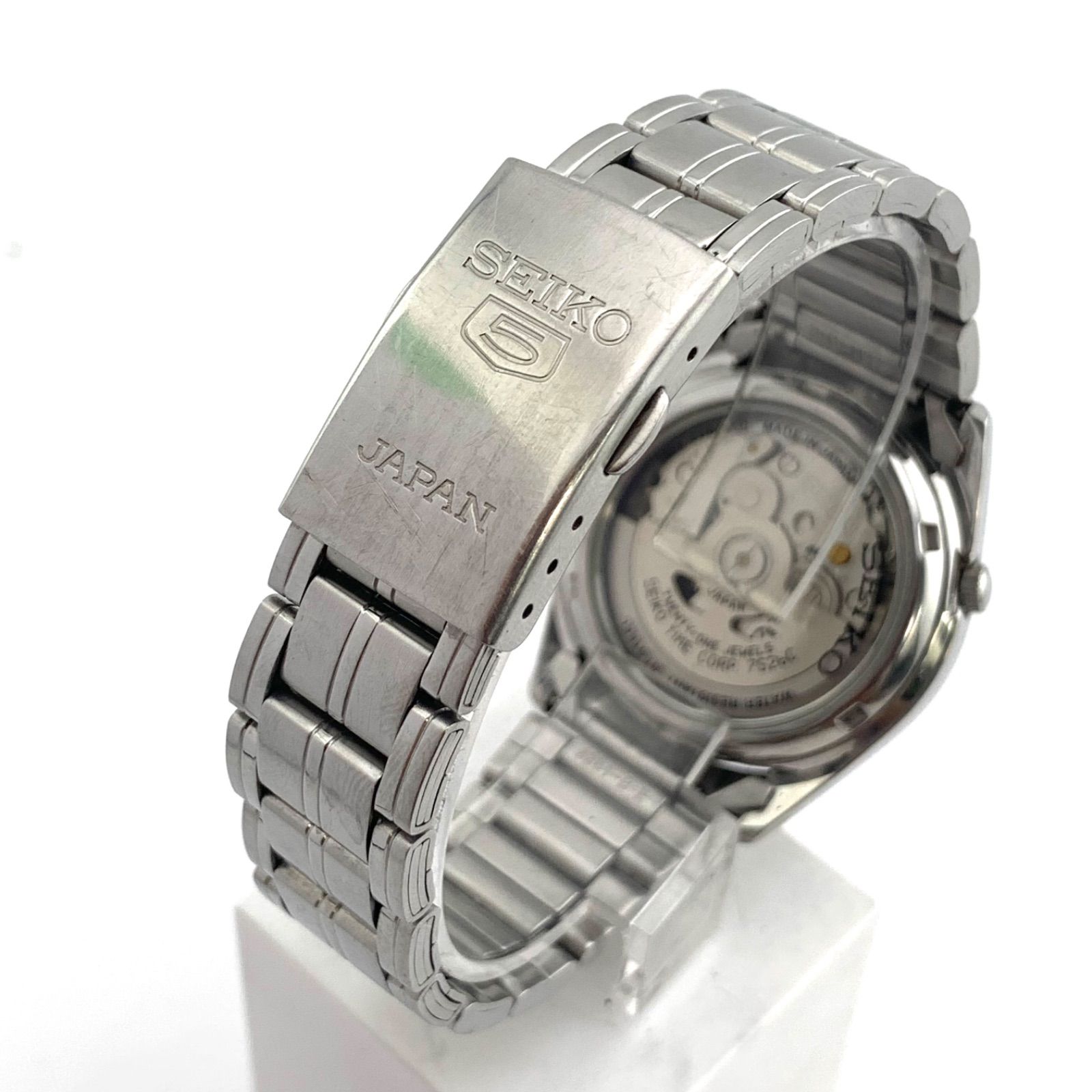 ジャンク】SEIKO 7S26-03B0 自動巻き時計 ブラックダイヤル - メルカリ