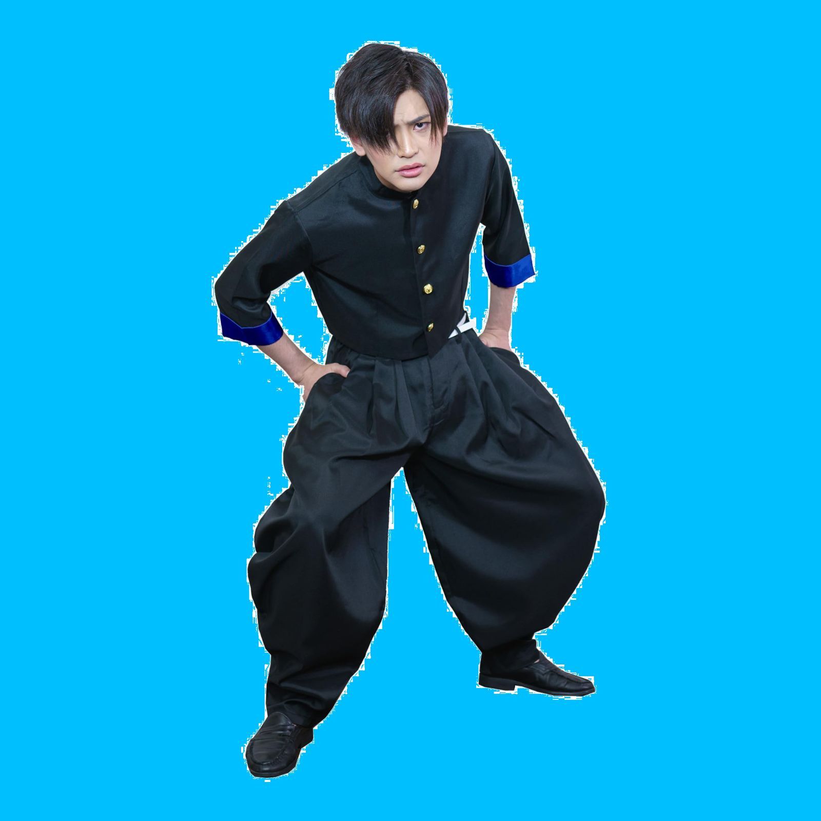 上着 学生服 ボンタン ベルト付 短ラン 衣装 これであなたも人気者