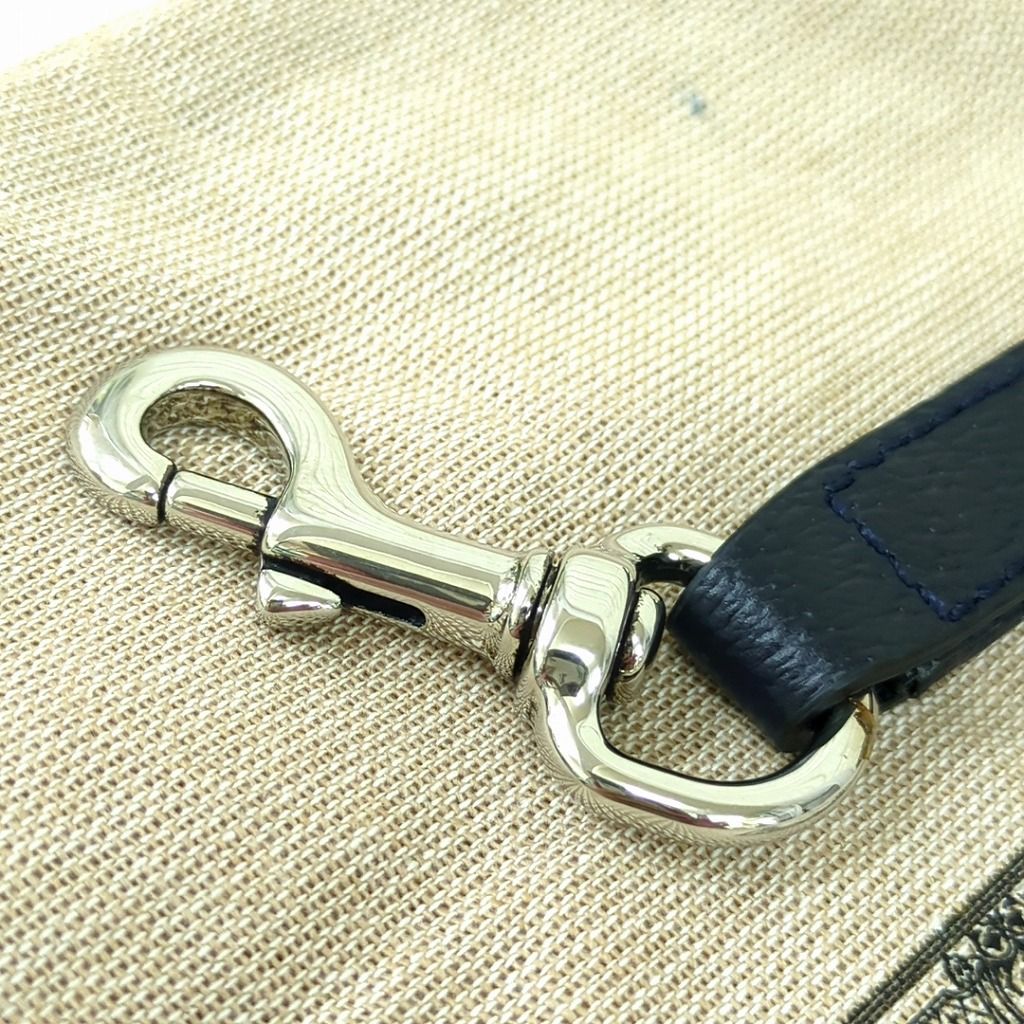GUCCI グッチ エクストラ スモール ペット リード ネイビー レッド