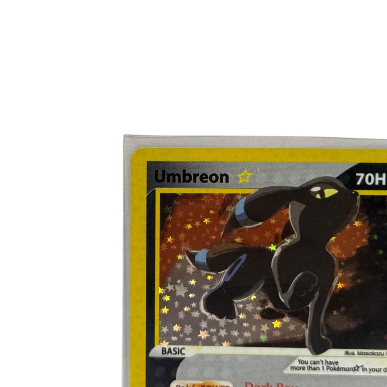 激レア ポケモンカード ブラッキー ゴールドスター 英語版