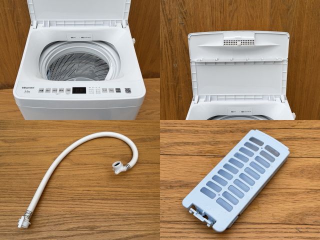 送料無料 全自動電気洗濯機 【中古】動作保証 Hisense ハイセンス HW 