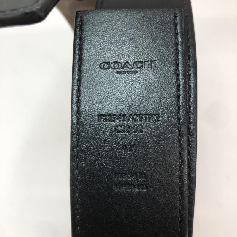 【中古】COACH Harness Plaque Reversible Belt In Signature Canvas Brown F22540 コーチ[66][240066187803] 中古】COACH Harness Plaque Reversible Belt In Signature Canvas