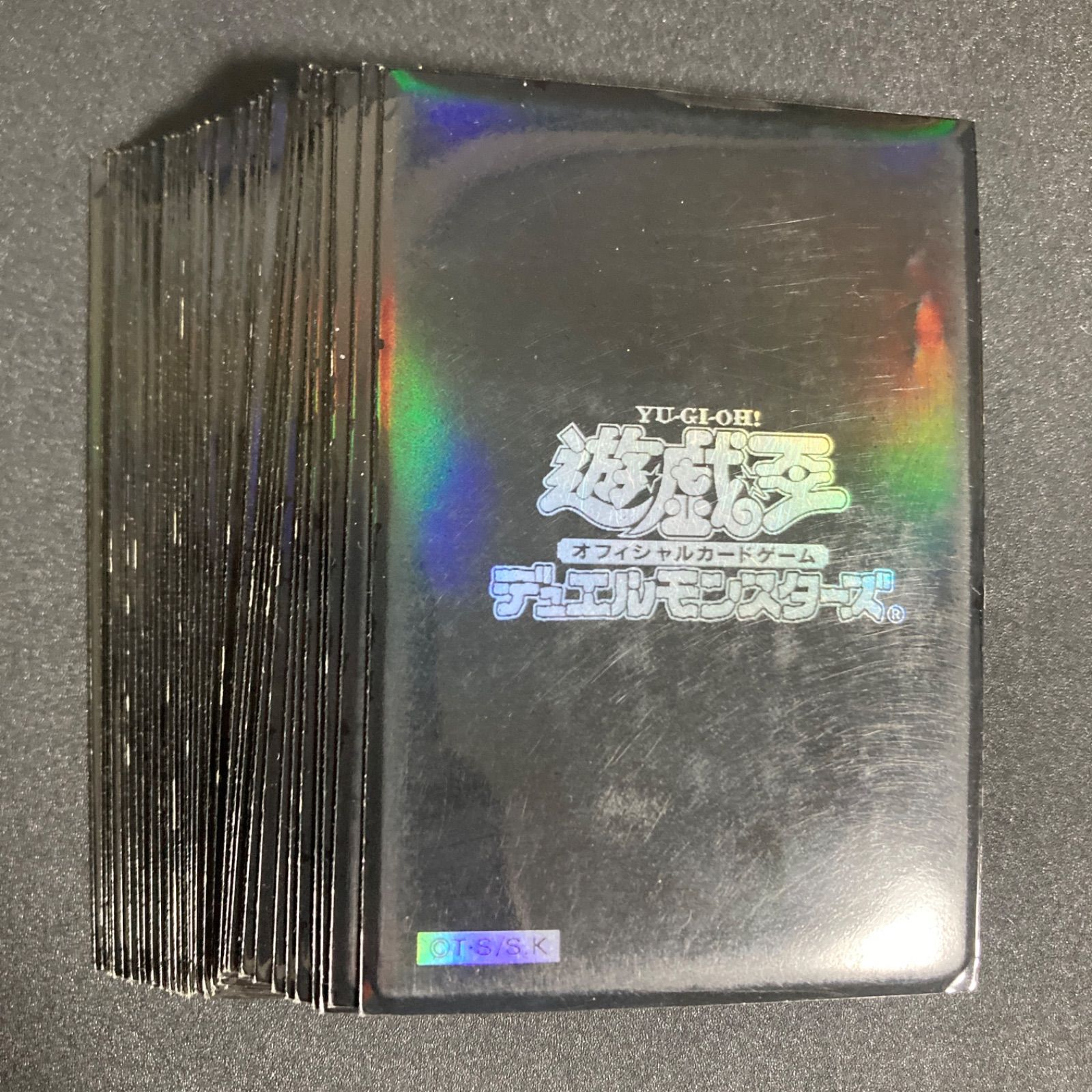 BF0413_ 40枚 遊戯王 初期ロゴ 黒 ブラック 希少 絶版 - メルカリ