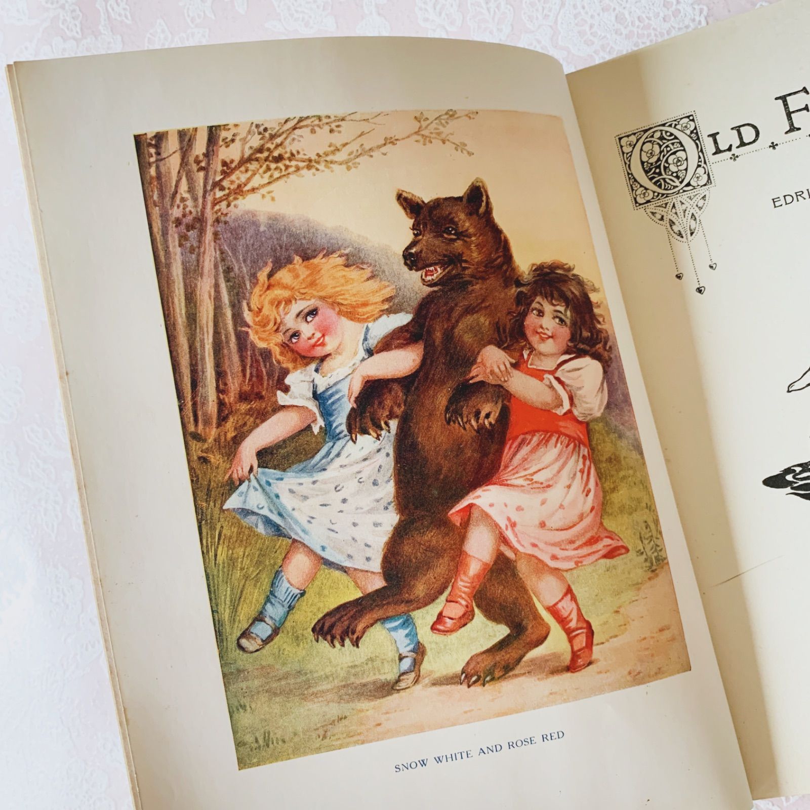貴重な挿絵と装丁も可愛い꙳⋆英国の古い児童書　ビンテージ古書　洋書　絵本 絵本古書 ヴィンテージ洋書 児童書 インテリア - メルカリ