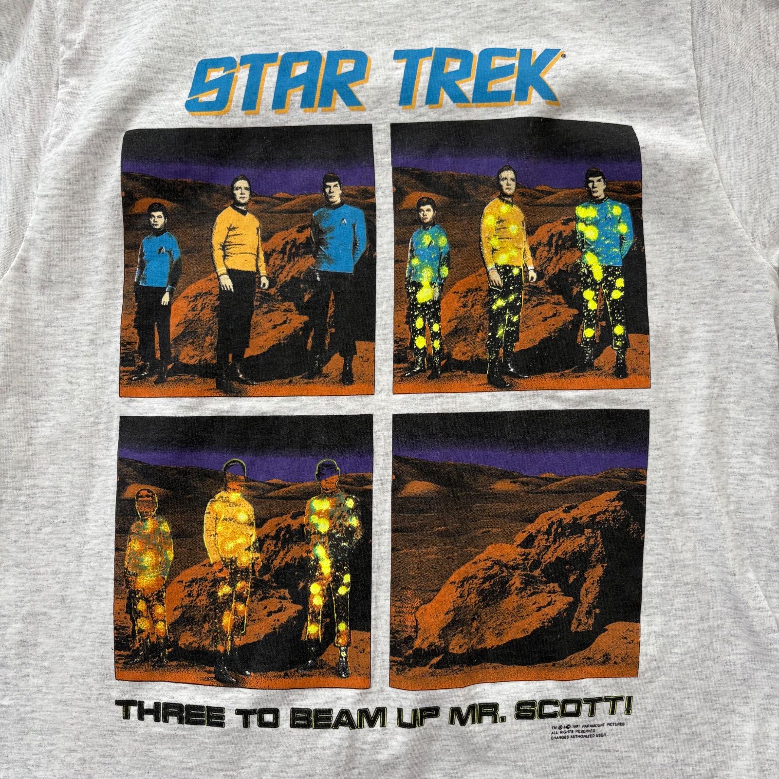 90s 【USA製】 STAR TREK Tシャツ L 1991年 コピーライト スタート 