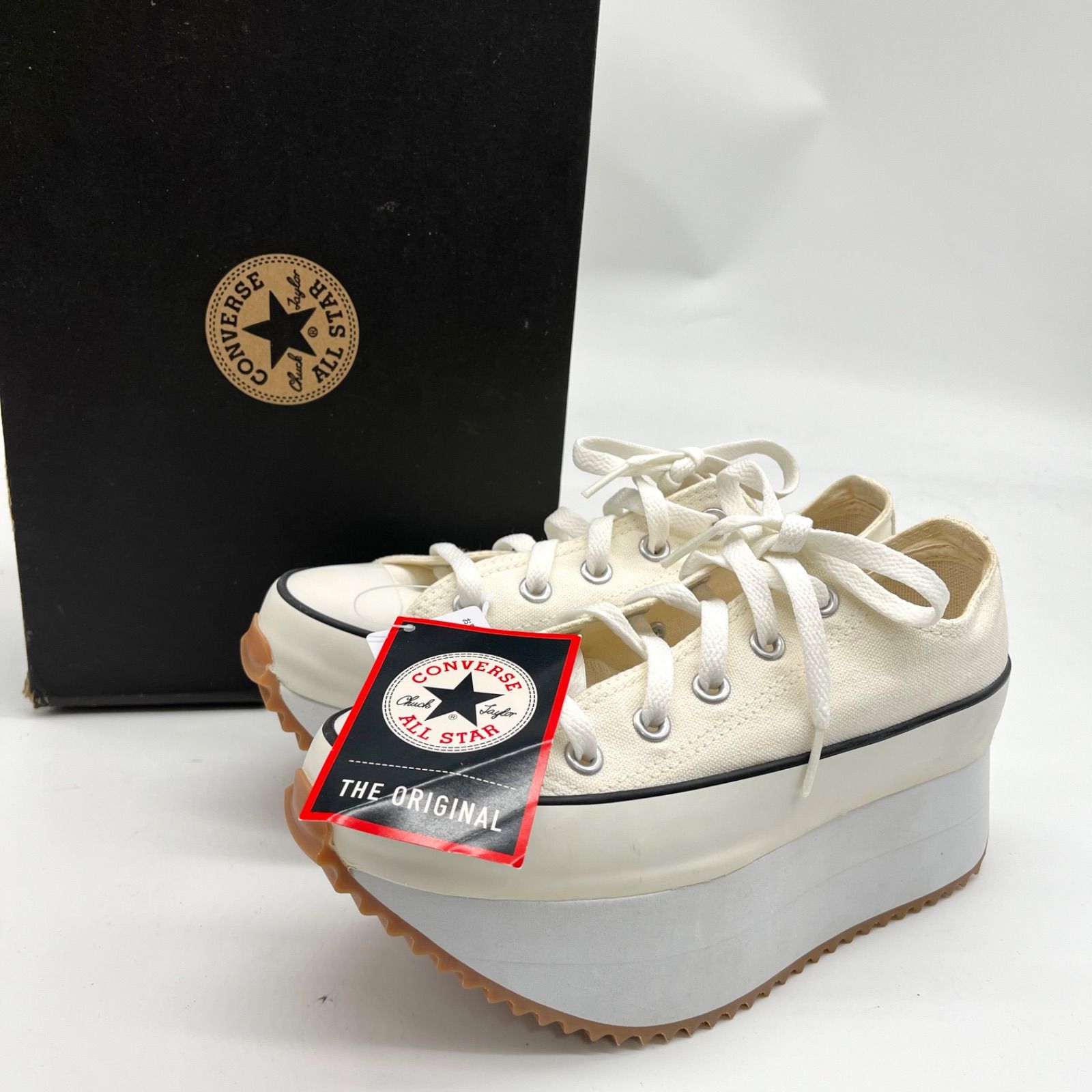 未使用◎CONVERSE コンバース ALL STAR CHUNKYBOAT 厚底 OX コンバース 