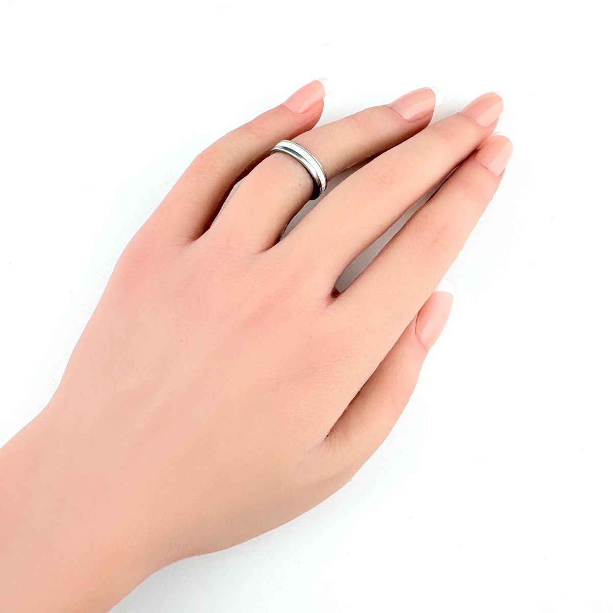 ブシュロン Boucheron キャトルホワイトハーフリング 指輪 ホワイト 