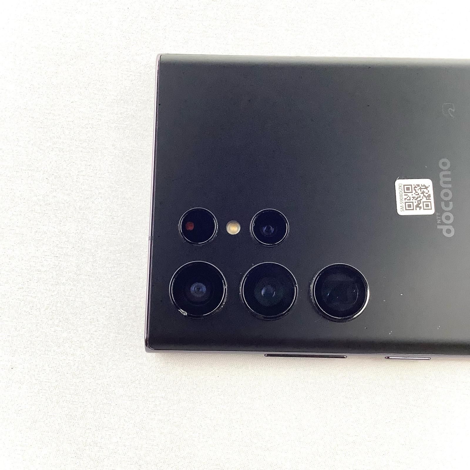 中古】Galaxy S22 Ultra 256GB ファントムブラック docomo SIMフリー 