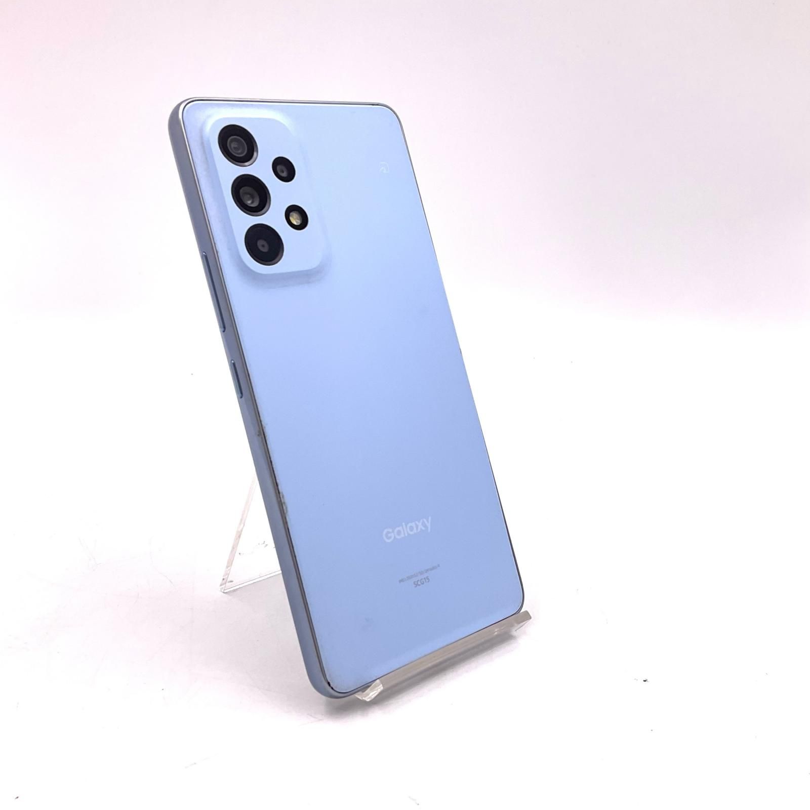 最速発送】SAMSUNG Galaxy A53 5G 128GB オーサムブルー au SCG15【難 
