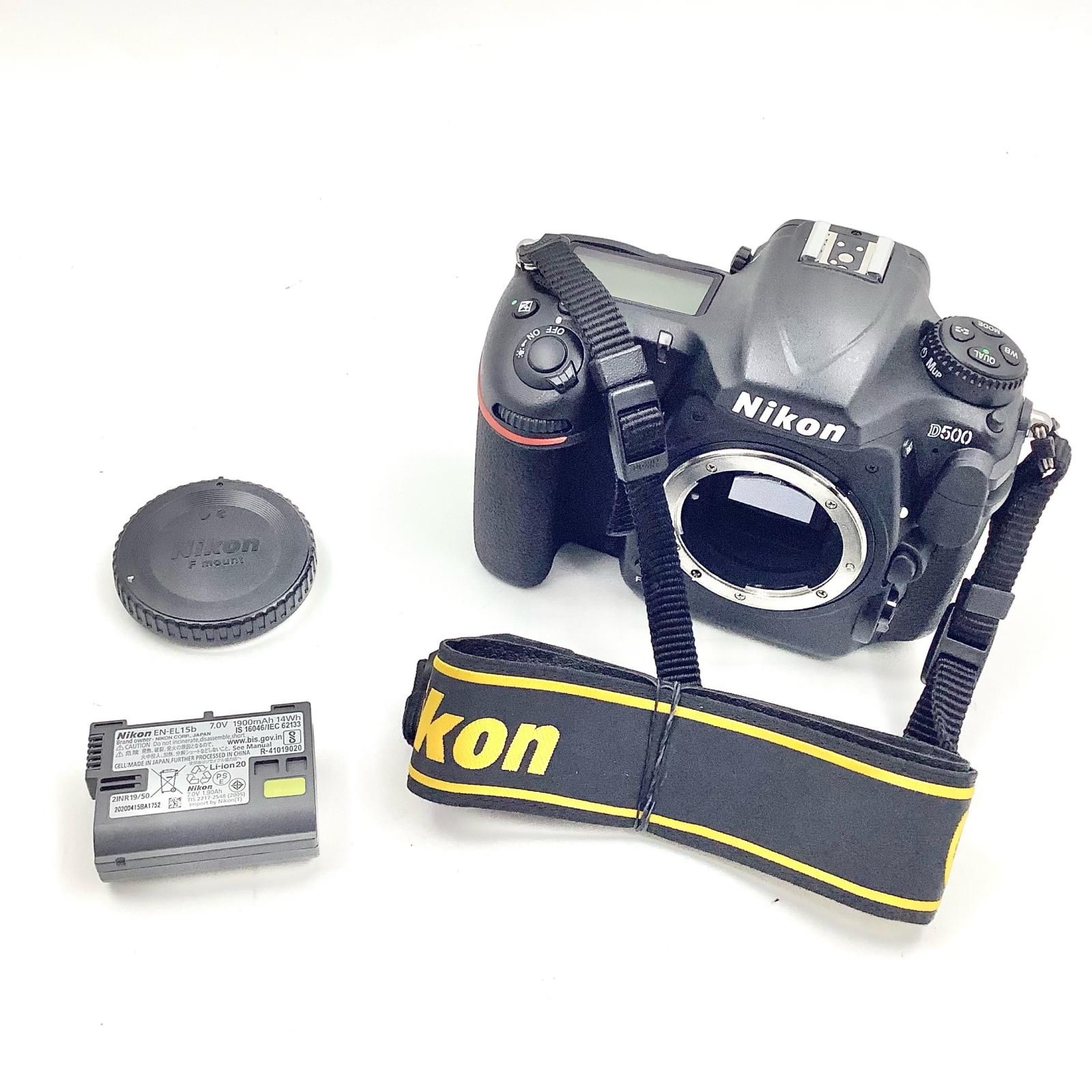 全額返金保証】【最速発送】Nikon デジタル一眼 D500 ボディ 美品 動作