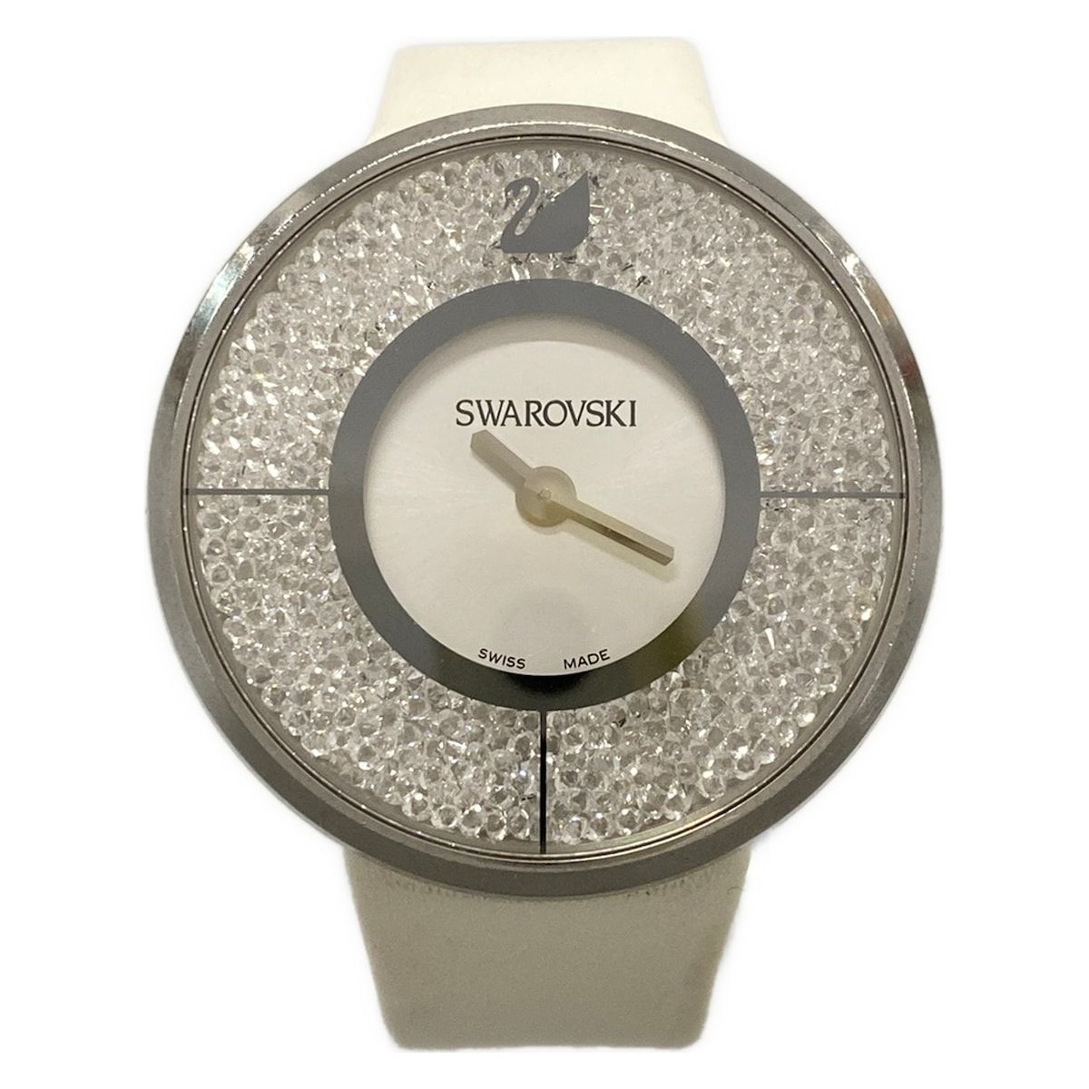 SWAROVSKI(スワロフスキー) 腕時計美品 - レディース シルバー×クリア 