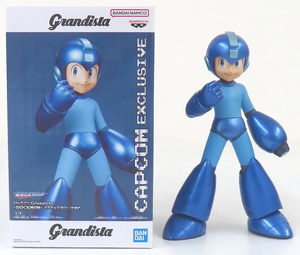 ロックマン Grandista メタリックカラーver. カプコン限定　6個 フィギュア 6個 カプコン限定 ロックマン Grandista フィギュア