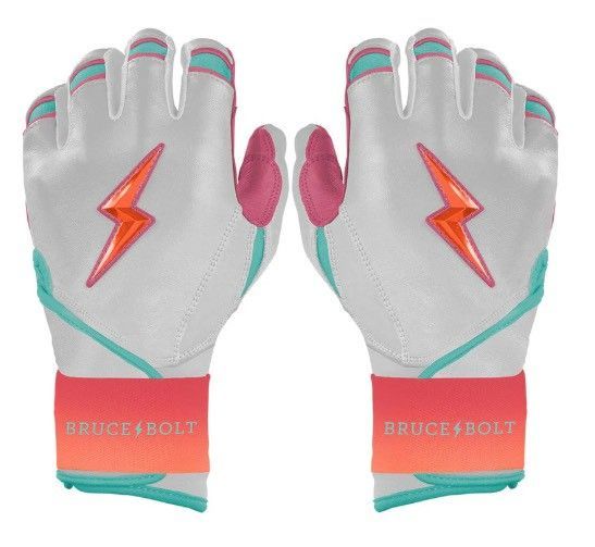 ブルースボルト　野球　ソフトボール　バッティンググローブ　ロングカフ　サンライズ　Bear Series Long Cuff Batting Gloves - Sunrise