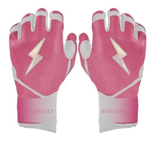 ブルースボルト　野球　ソフトボール　バッティンググローブ　ロングカフ　ダスティーピンク　Bear Series Long Cuff Batting Gloves - Dusty Pink