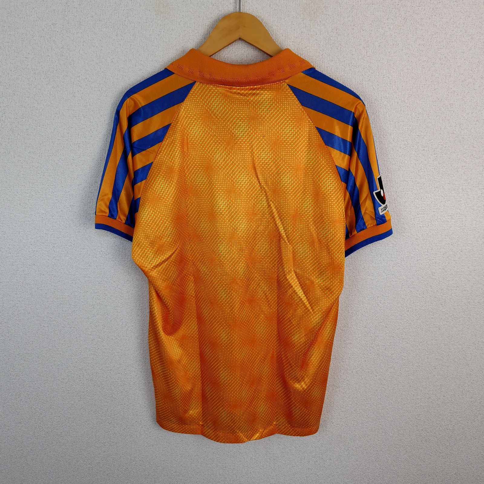 90s Mizuno ミズノ 清水エスパルス ゲームシャツ オレンジ Lサイズ