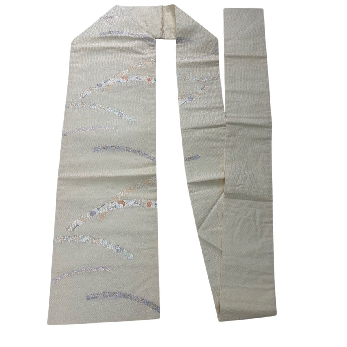 小紋 身丈158.5cm 裄丈61.5cm 正絹 秀品 【中古】 美品】 小紋 身丈158.5cm 裄丈63cm S 袷 前田仁仙 落款あり 連珠文 花